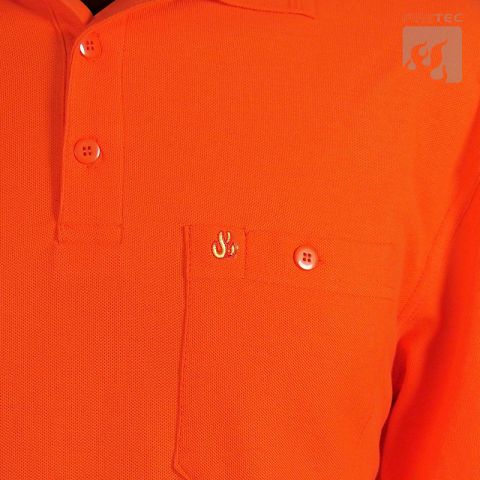 Polo-Shirt orange 1/1 Arm