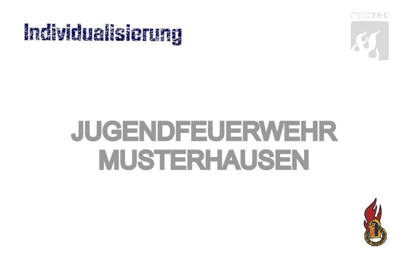 Schriftzugstickerei JUGENDFEUERWEHR + ORTSNAME